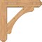 Ekena Millwork Legacy Craftsman Smooth Bracket w/ Offset Brace, Western Red Cedar, 7 1/2"W x 34"D x 34"H BKT0806X34X34LEC04SWR - alternate 3